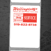 Machine Roll Stickers Standard 1.5